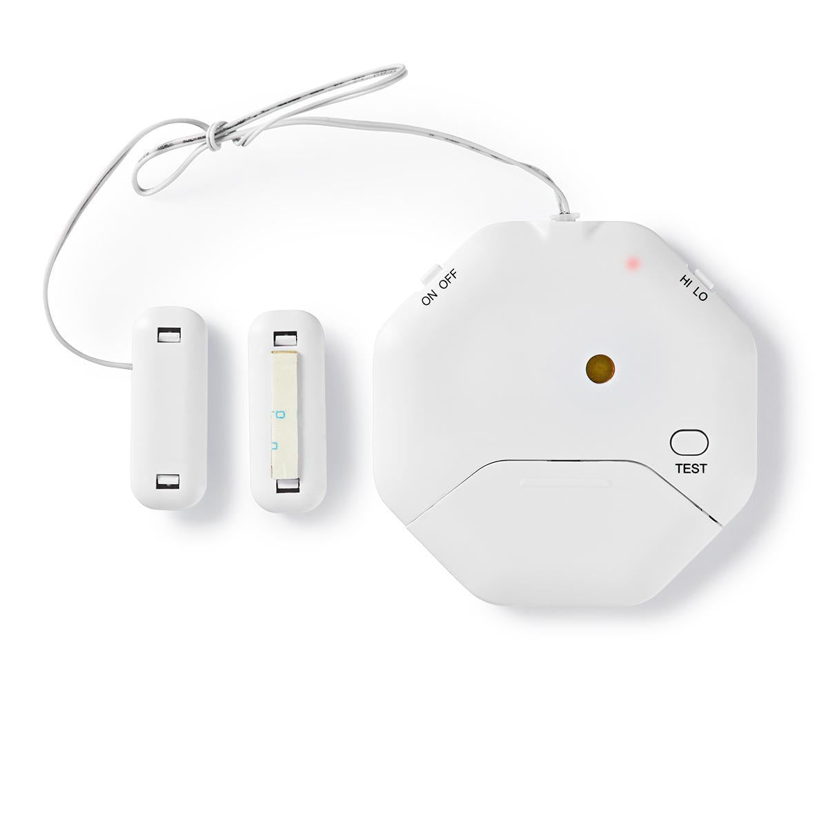 Door Window Alarm | Battery powered | 2x CR2032 | 85 dB| White