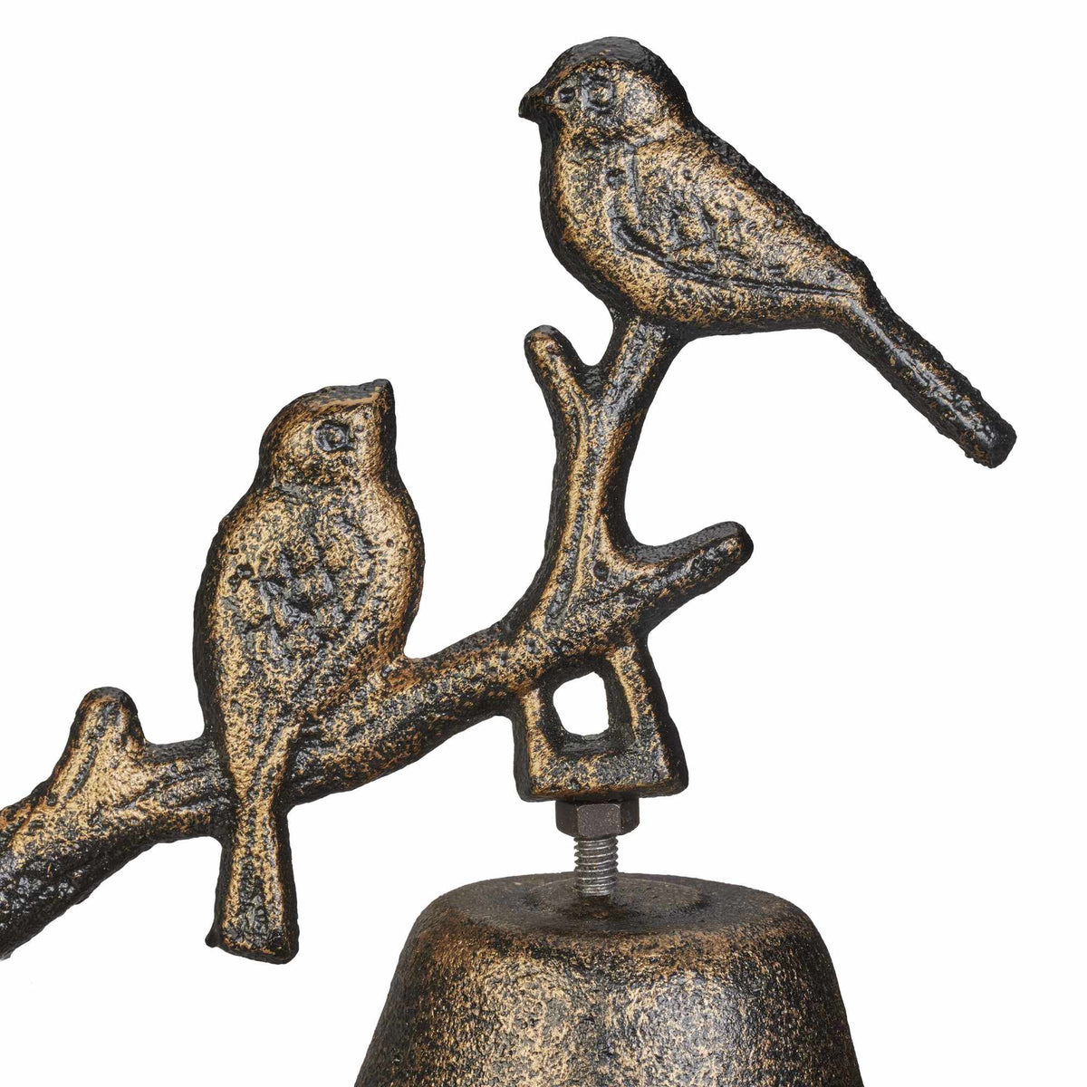 Door bell cast iron birds