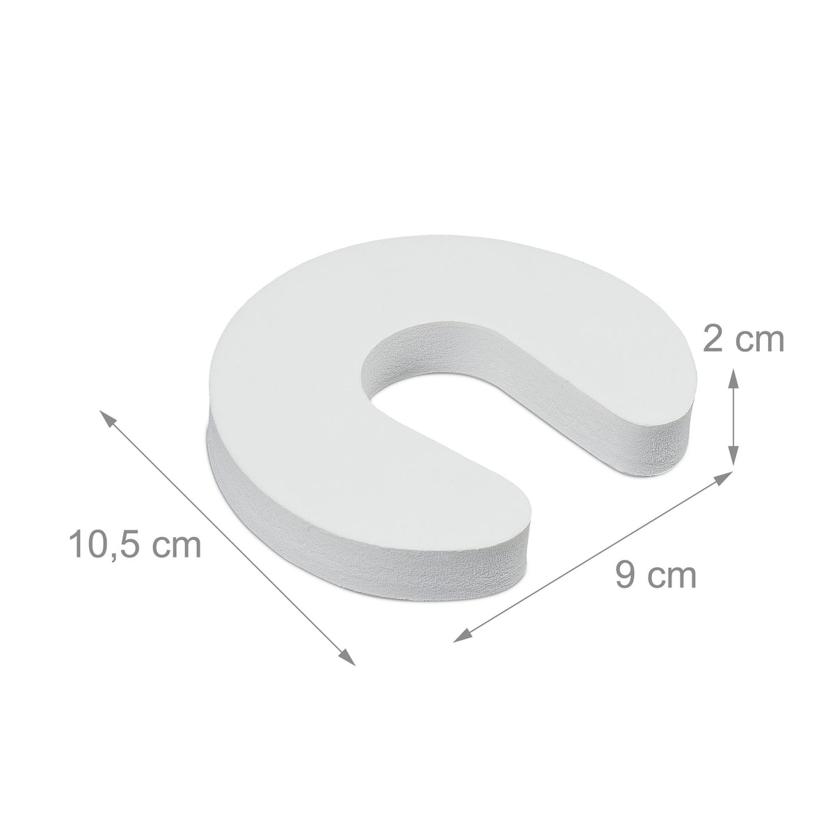 Door clamp protectors in a set of 10