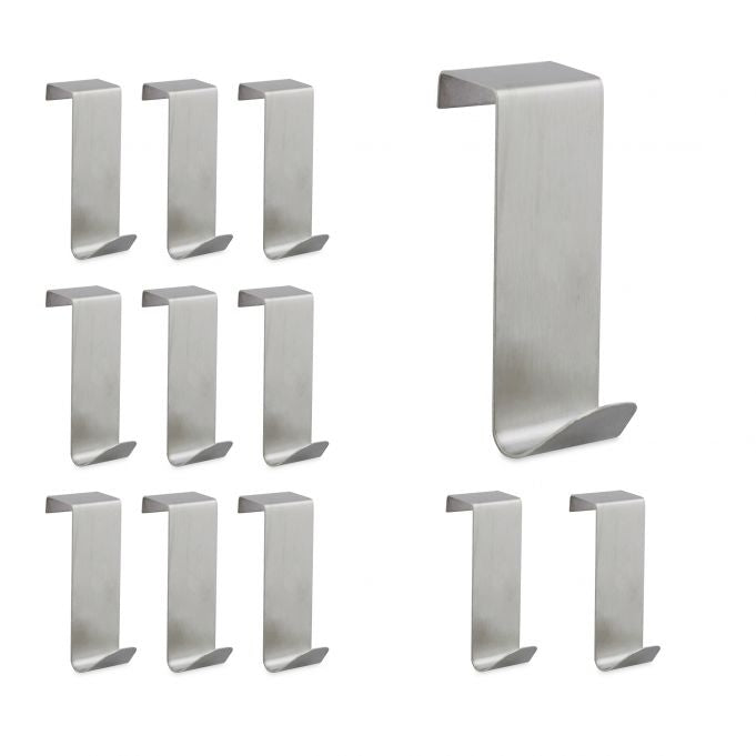 Door hook stainless steel 12 pcs