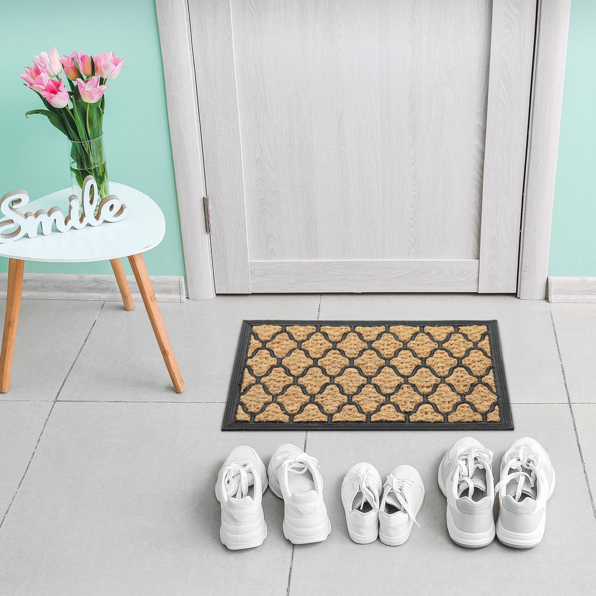 Doormat Rubber &amp; Coconut pattern