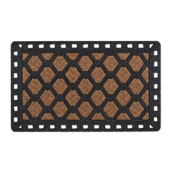 Door mat "chain" rubber & coconut