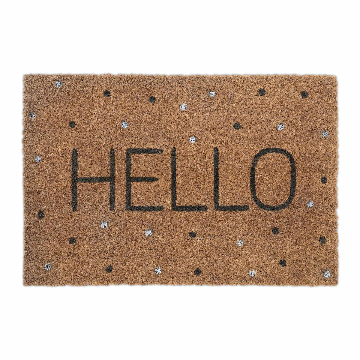 Door mat coconut fiber "Hello"