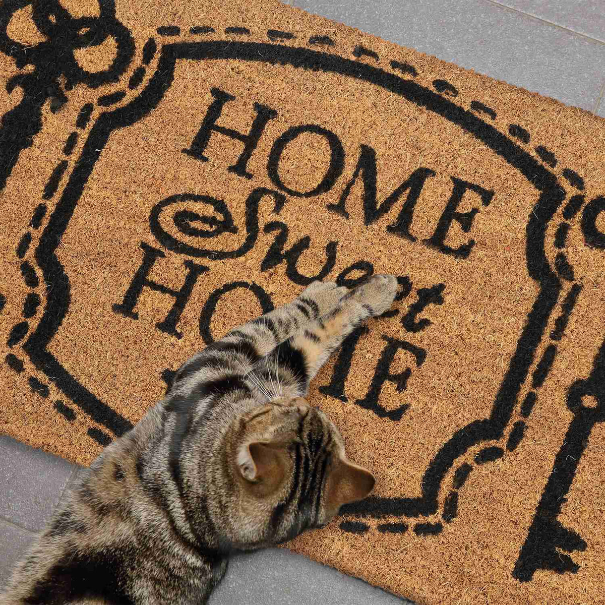 Door mat coconut fiber "Home Sweet Home"