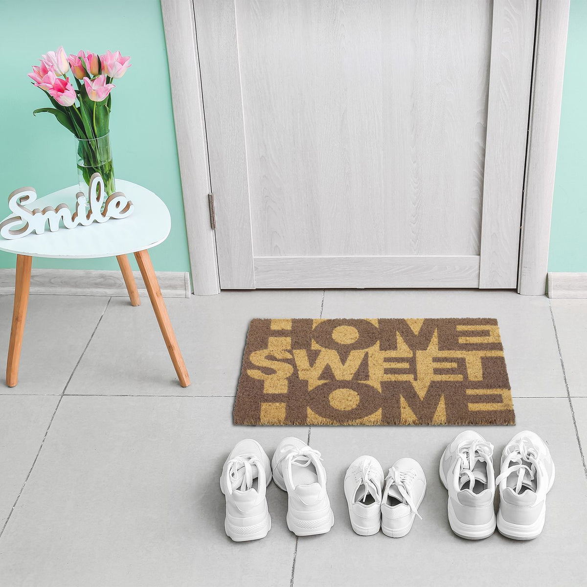 Door mat coconut fiber "Home Sweet Home"