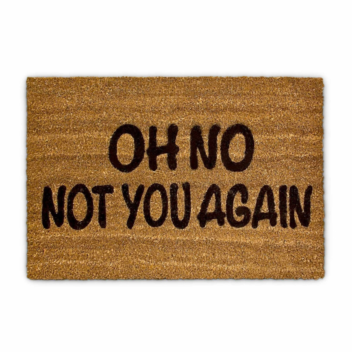 Door mat coconut fiber "Oh no..."