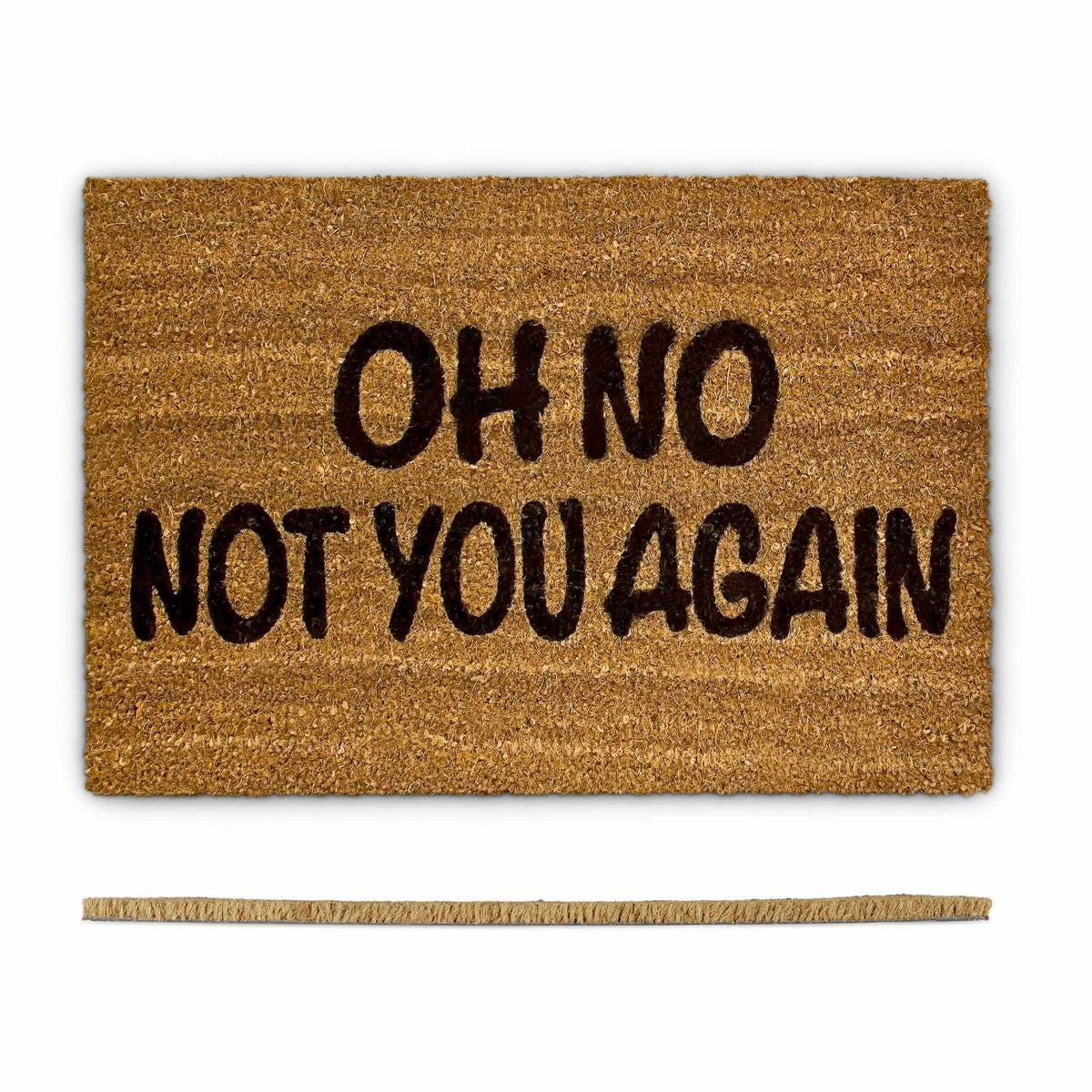 Door mat coconut fiber "Oh no..."