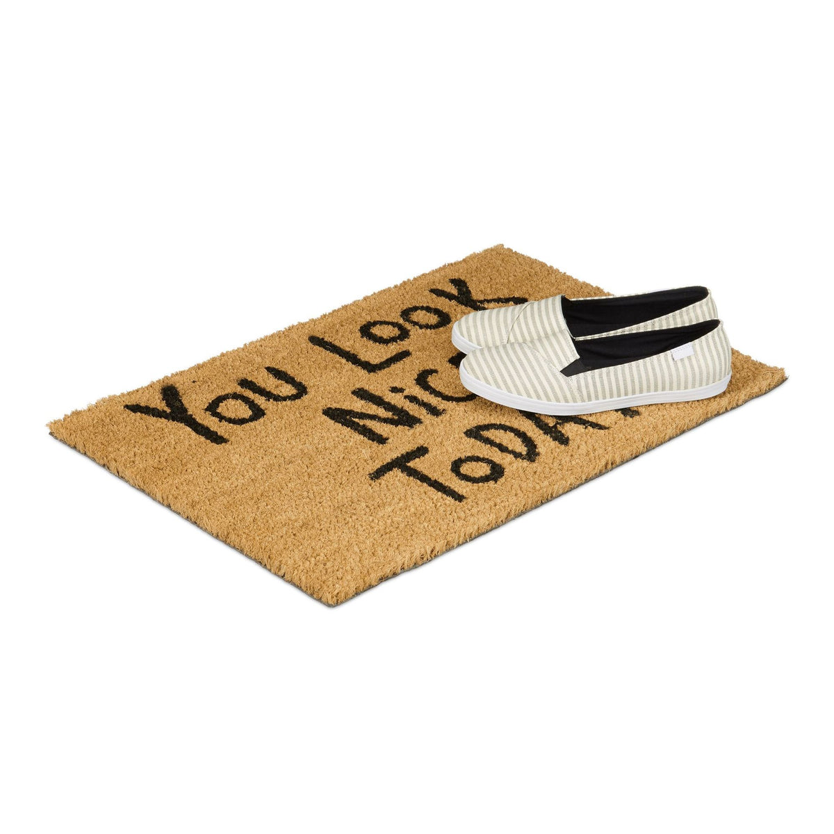 Doormat coconut fiber "You look nice..."