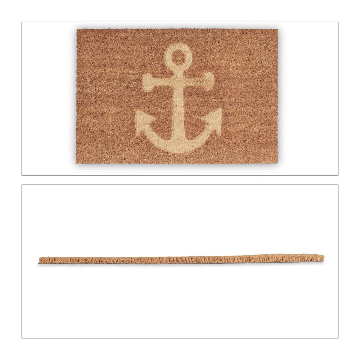Doormat coconut fiber anchor