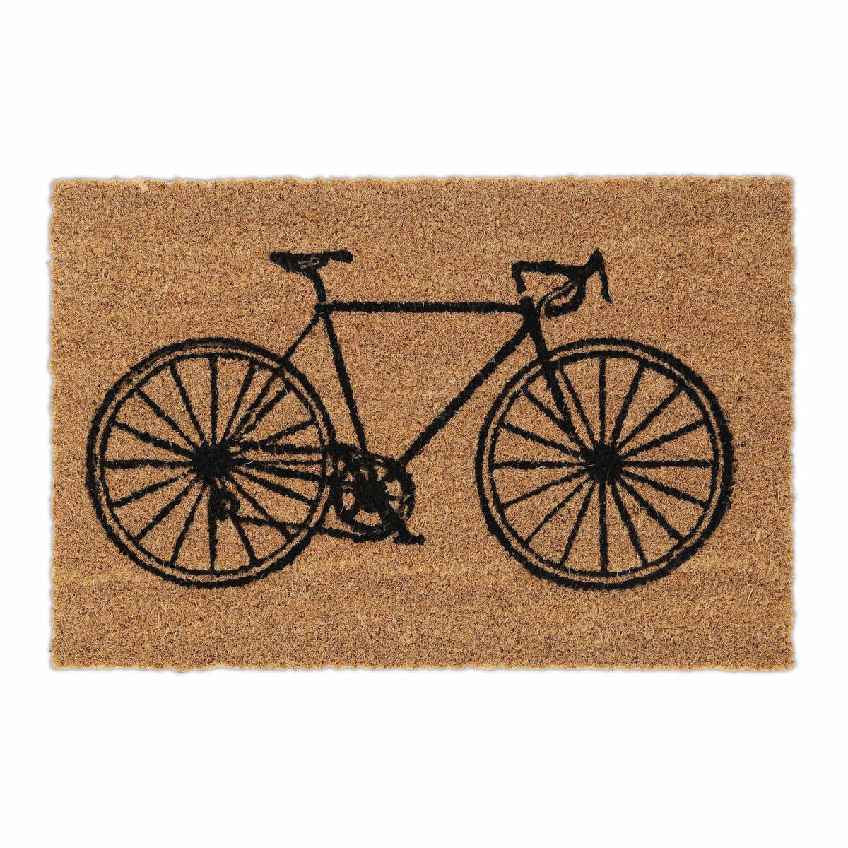 Doormat coconut fiber bicycle