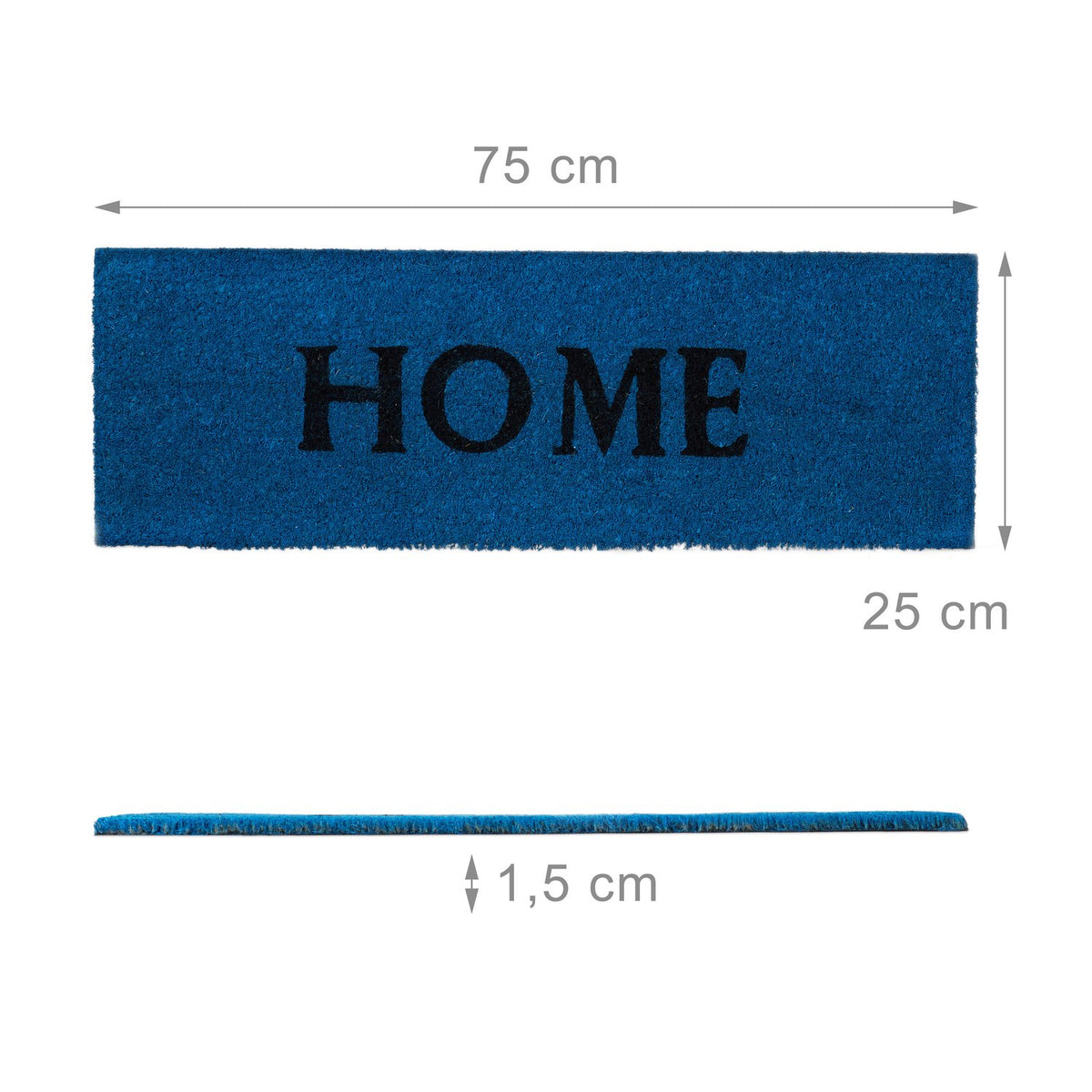 Door mat coconut fiber narrow "HOME"