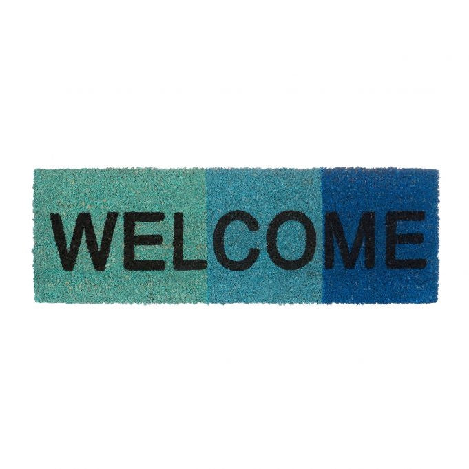 Door mat coconut fiber narrow with star