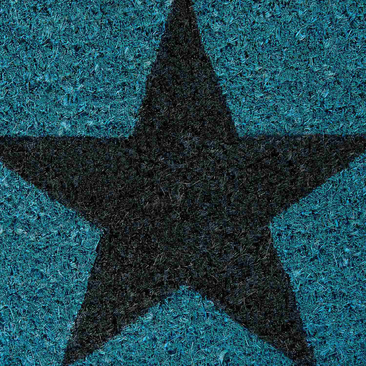 Door mat coconut fiber narrow with star