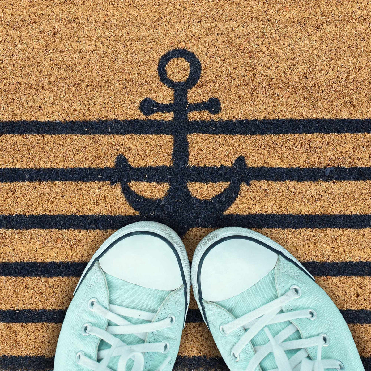 Doormat coconut fiber with anchor
