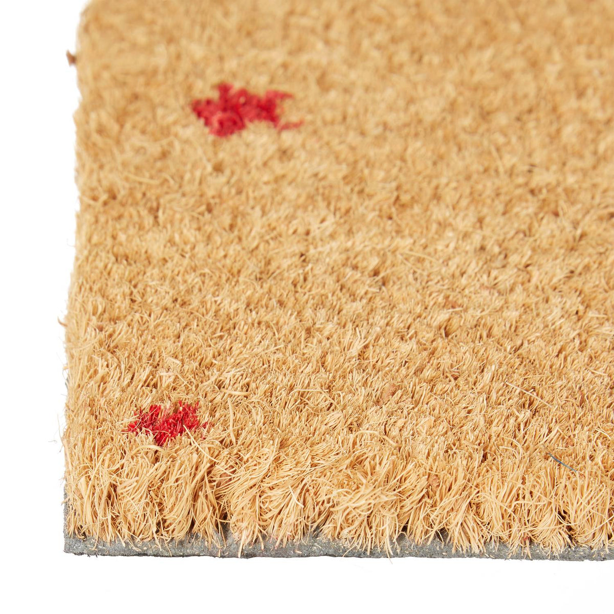 Doormat coconut fiber with star motif