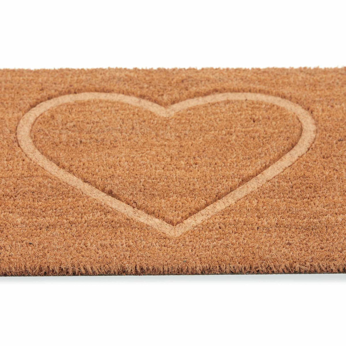 Door mat coconut heart