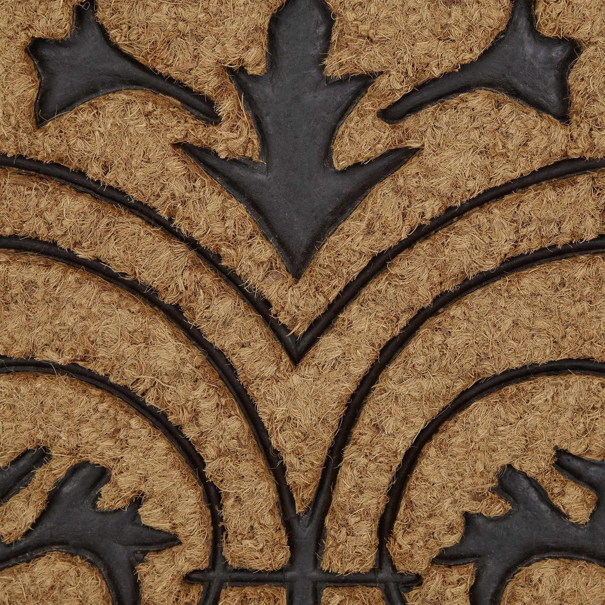 Door mat coconut semicircular 60x100 cm