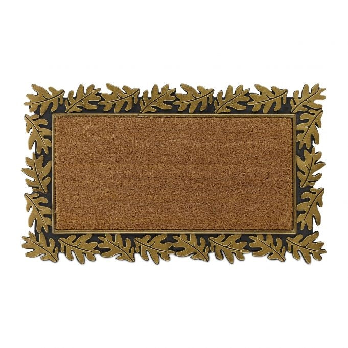 Door mat "leaf" rubber & coconut
