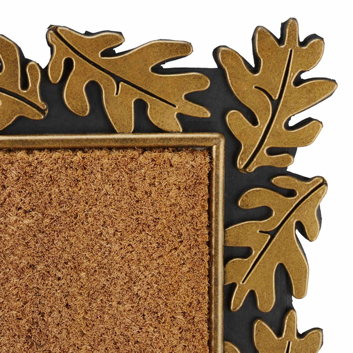 Door mat "leaf" rubber & coconut