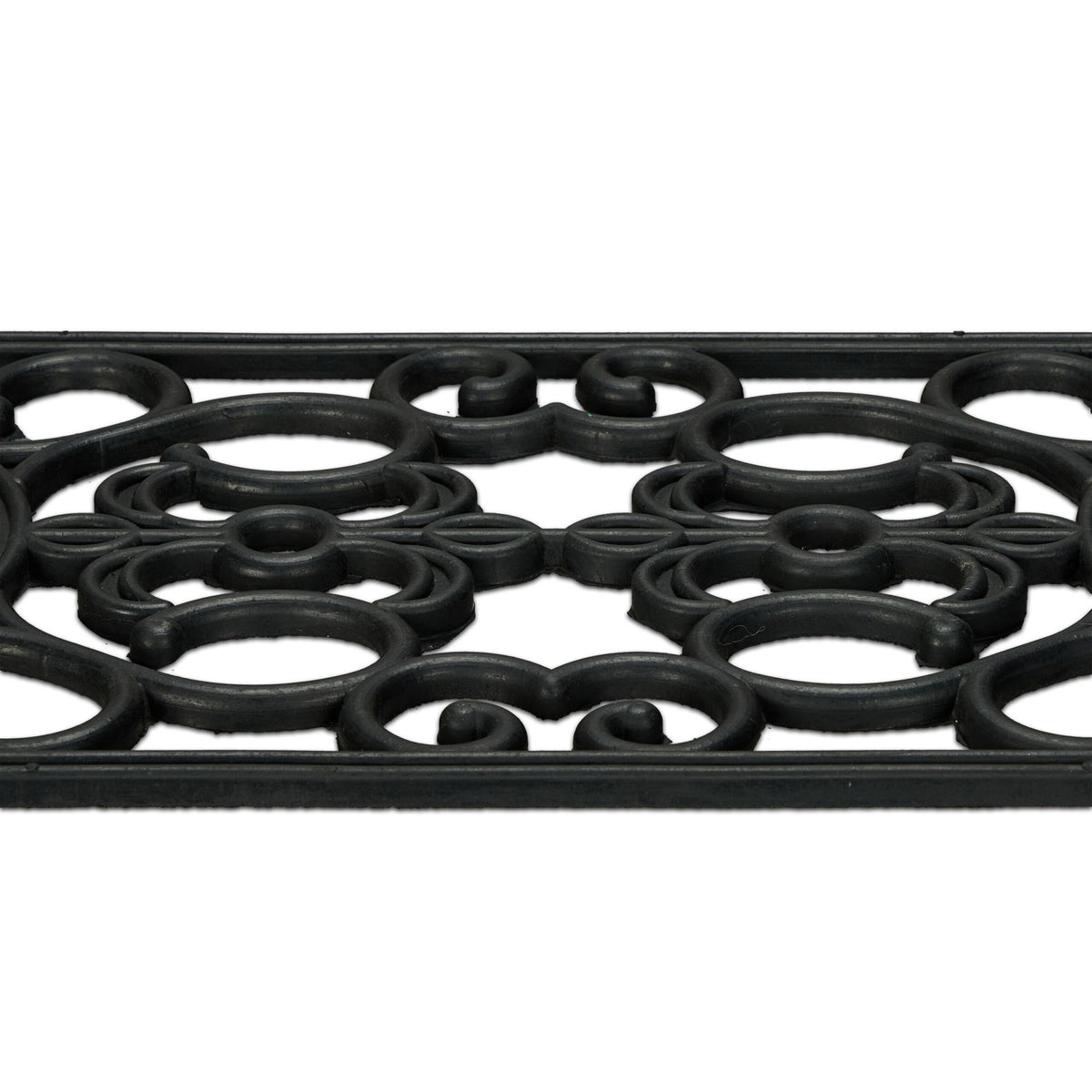 Doormat made of rubber ornament