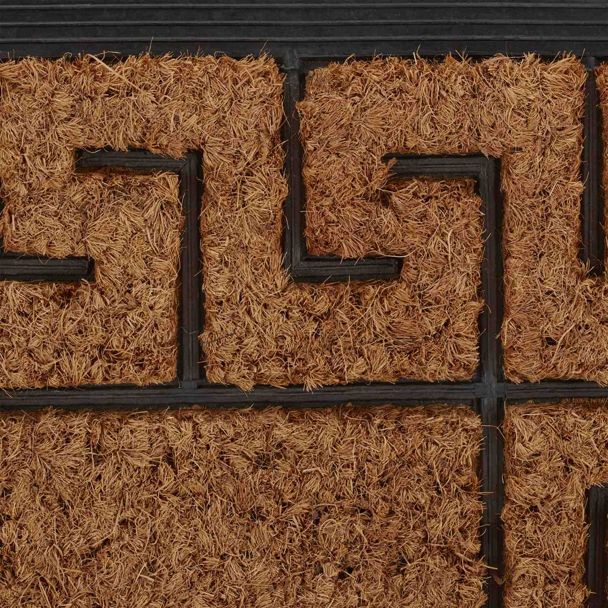 Door mat rubber & coconut pattern