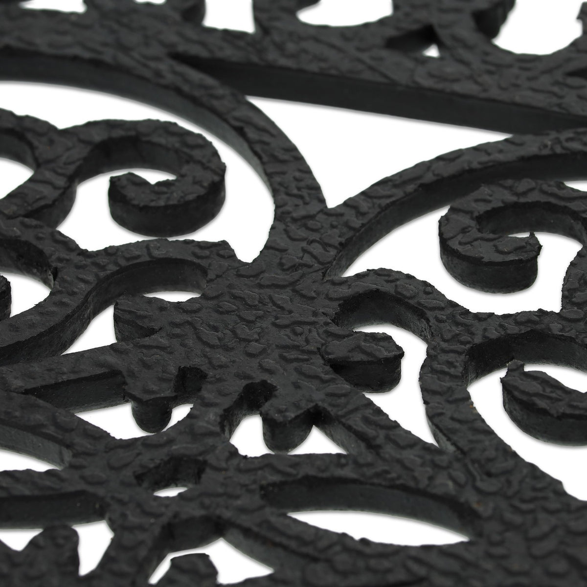 Door mat rubber ornament oval