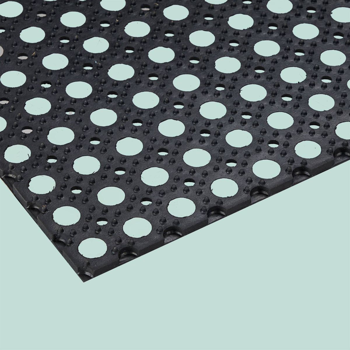 Doormat with Holes, 100x50 cm, Shoe Scraper Mat