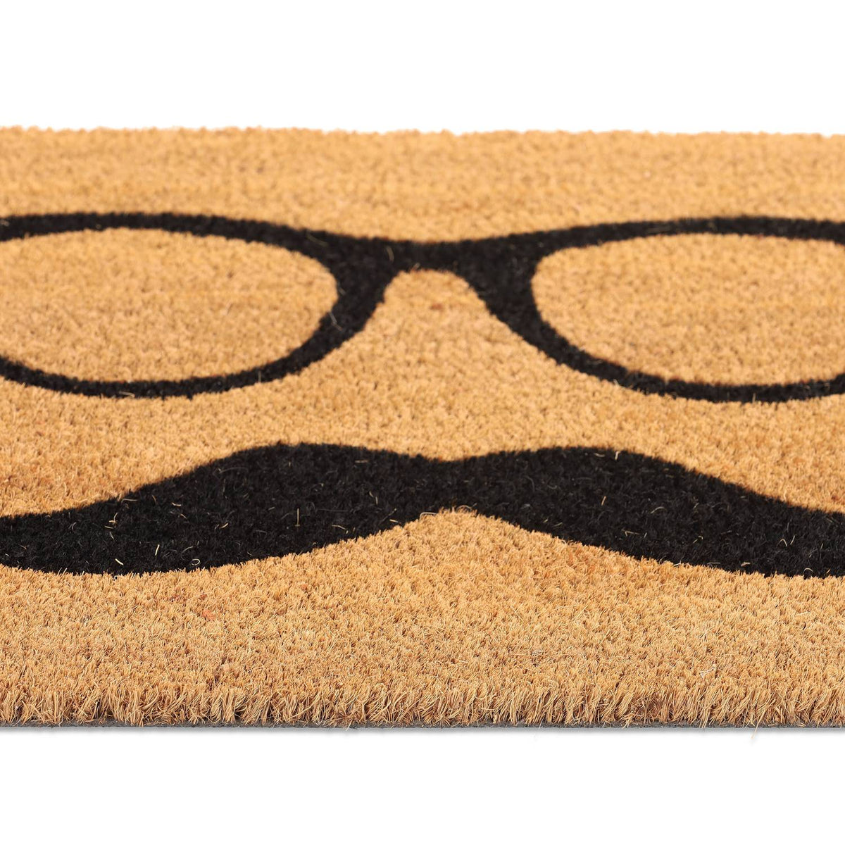 Door mat with coconut "Mustasch
