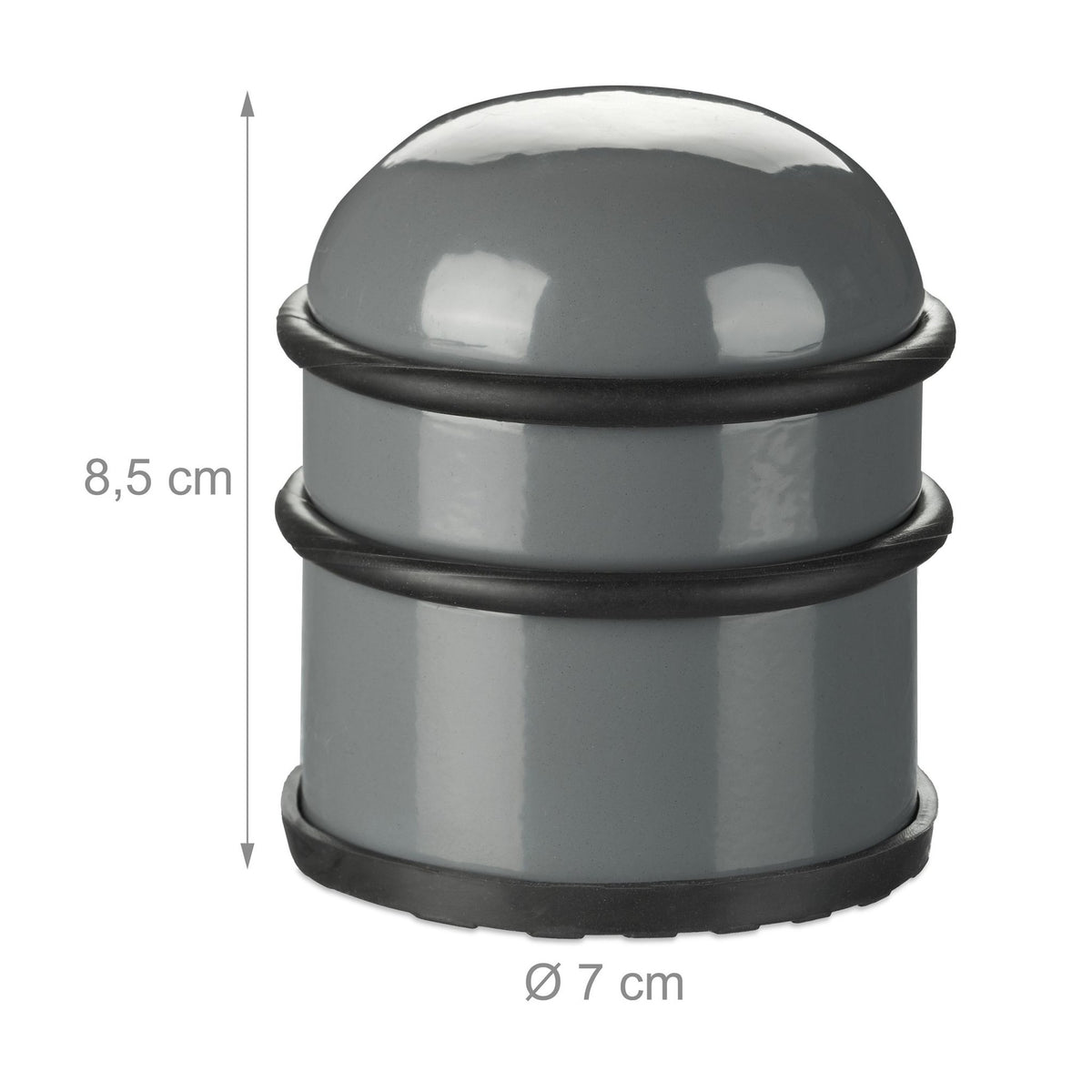 Door stop stainless steel round