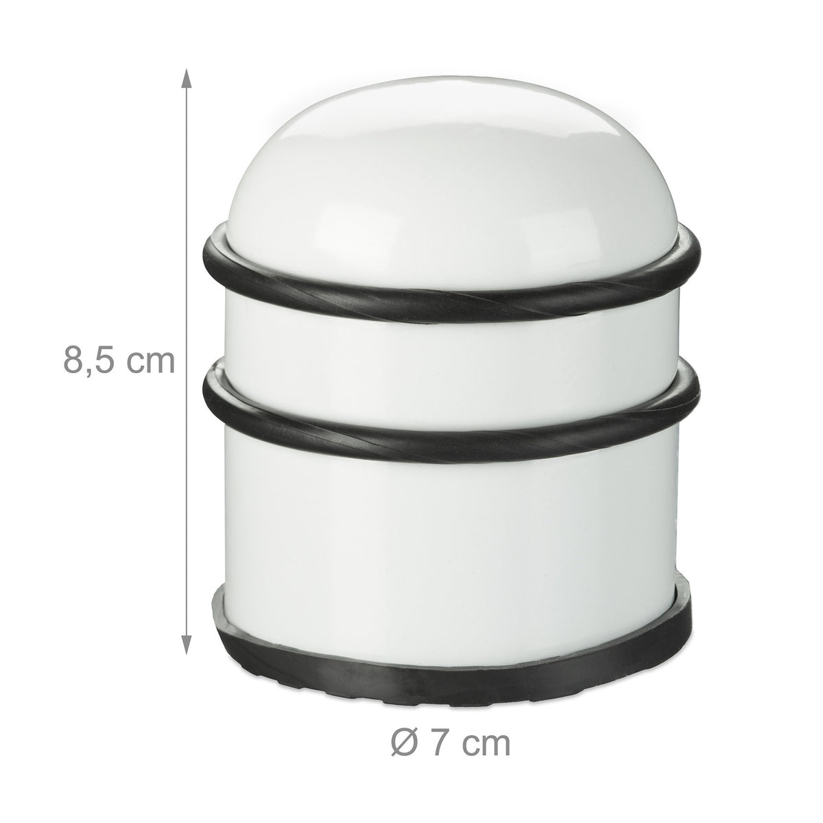 Door stop stainless steel round