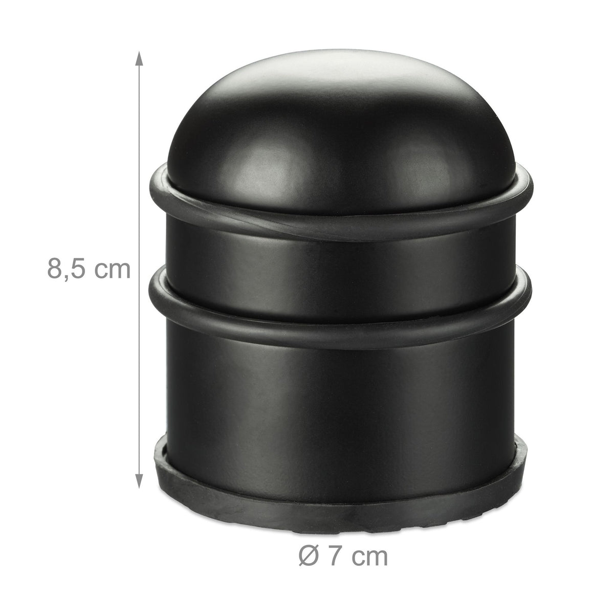 Door stop stainless steel round