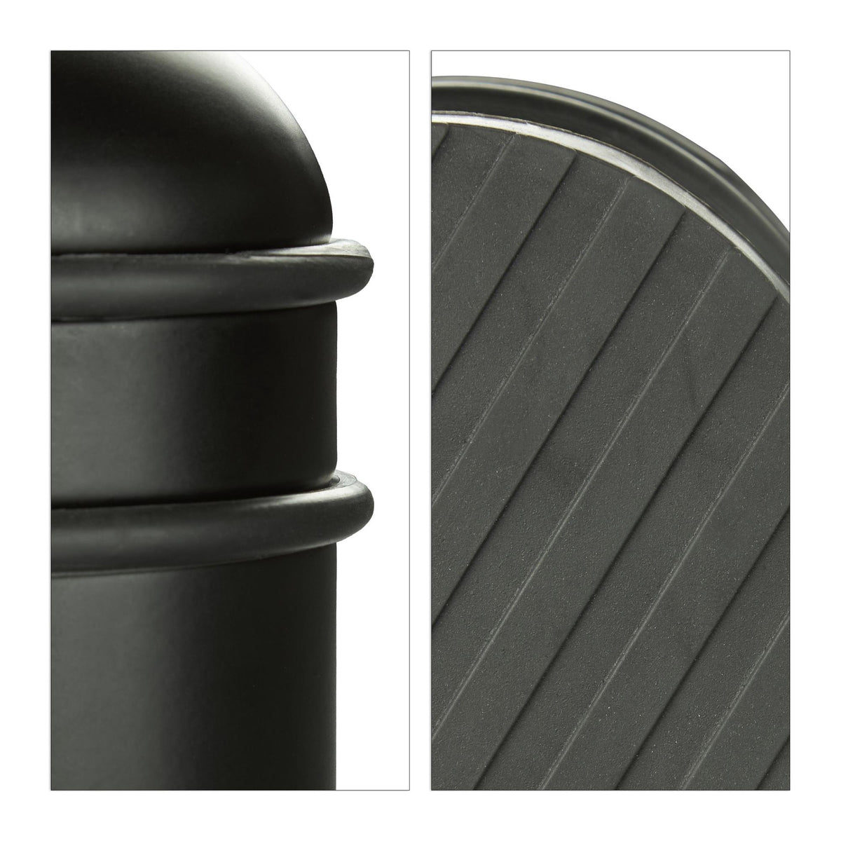 Door stop stainless steel round