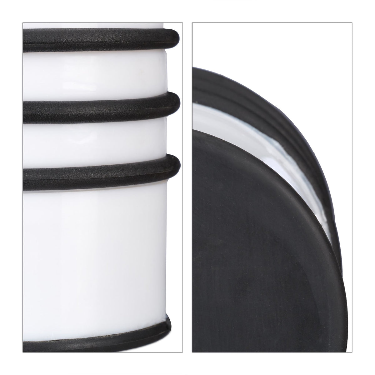 Door stop with rubber rings