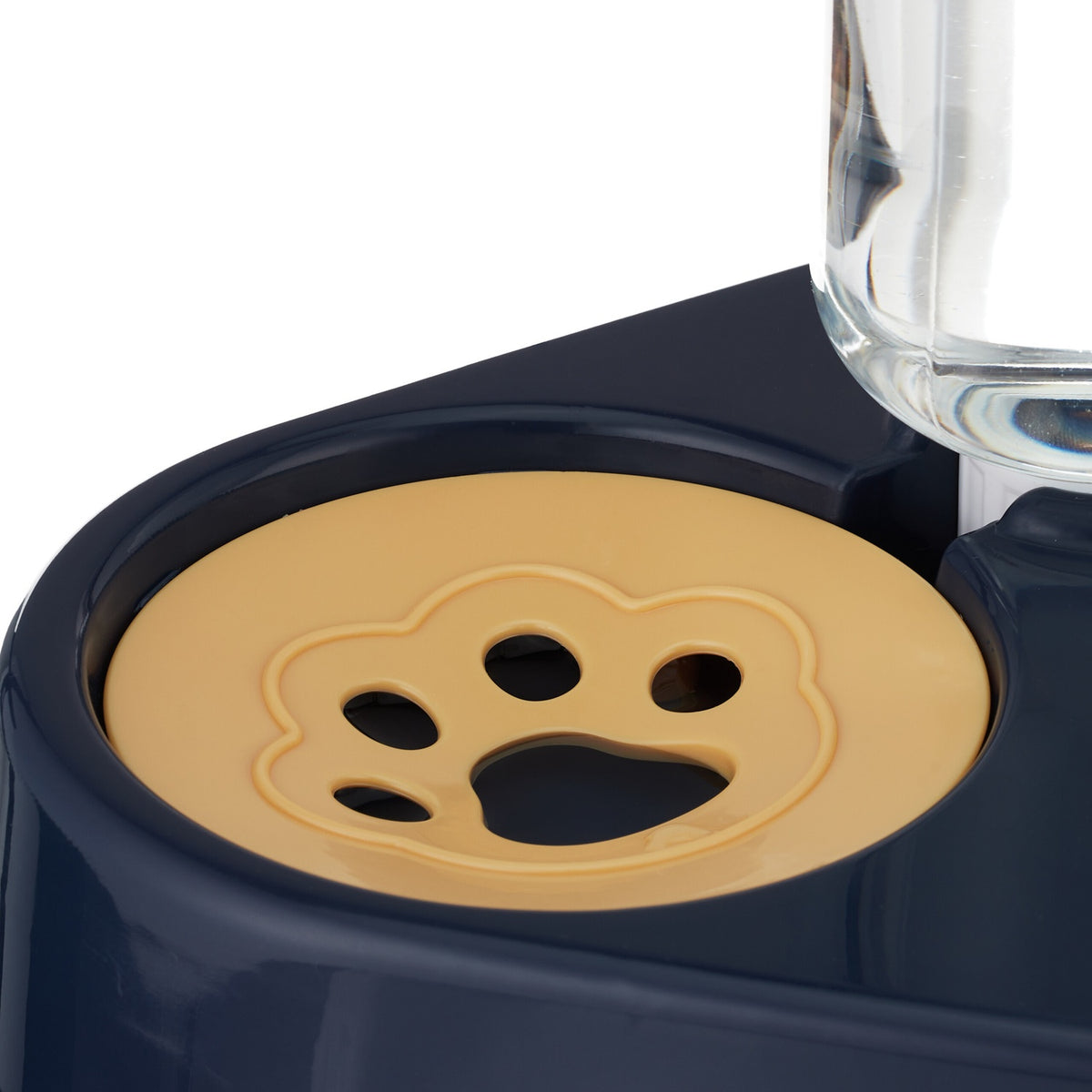Double Bowl Pet Feeder with Water Dispenser