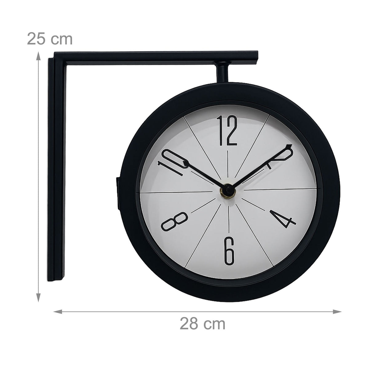 Double-Sided Modern Wall Clock – Silent Movement