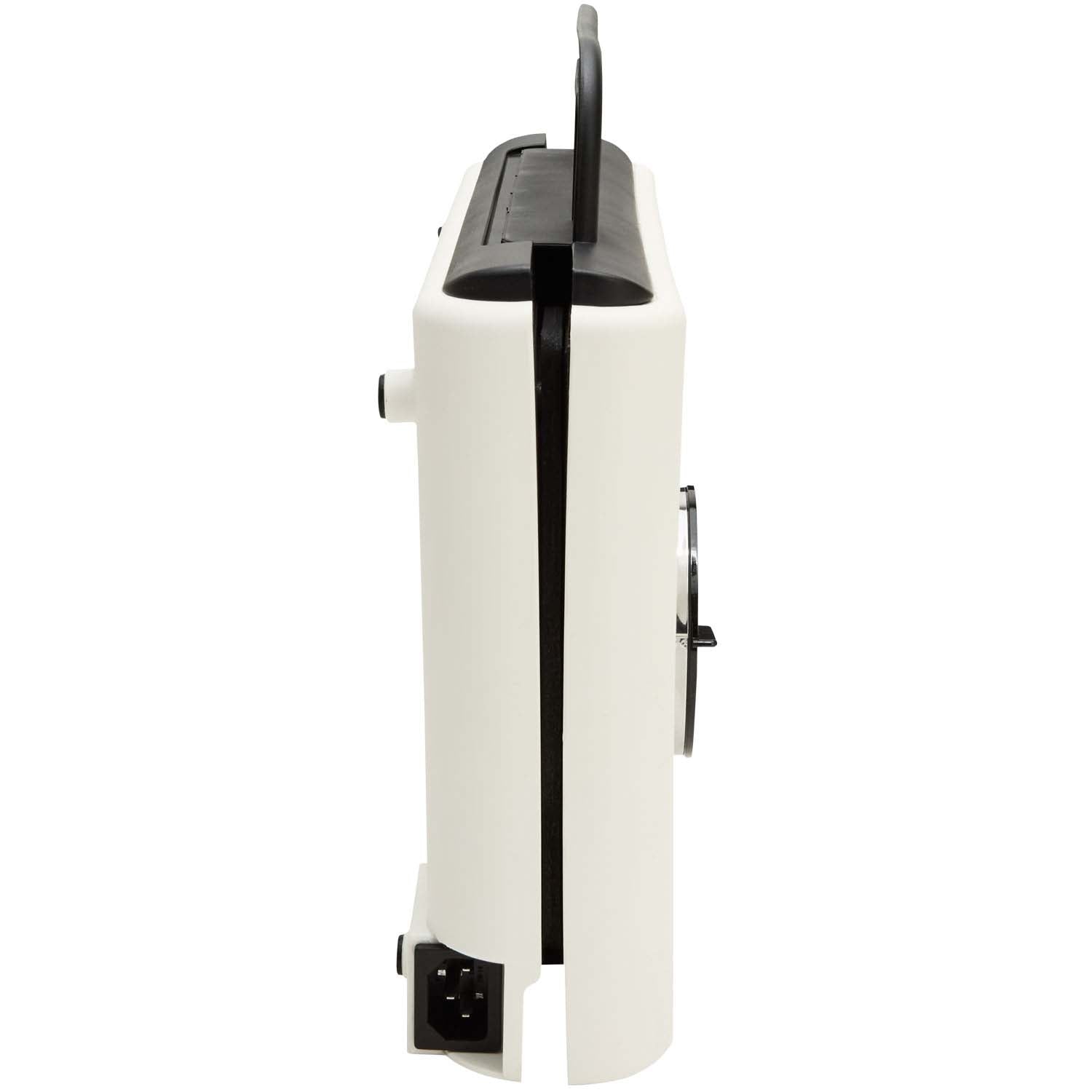 Double Waffle Maker, White Ceramic Surface