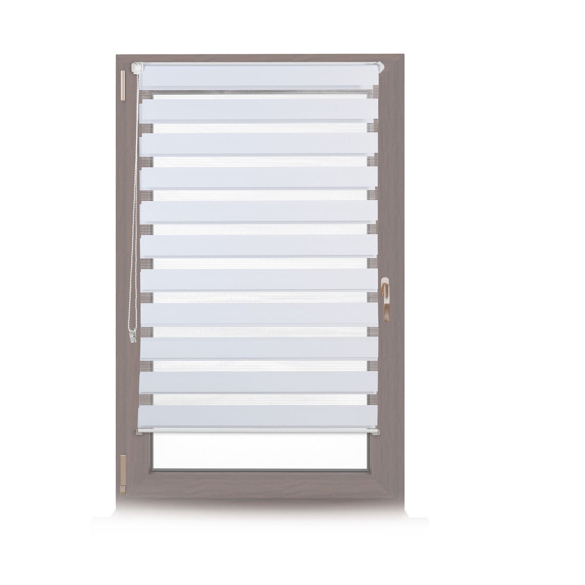 Double roller blind Klemmfix without drilling in white