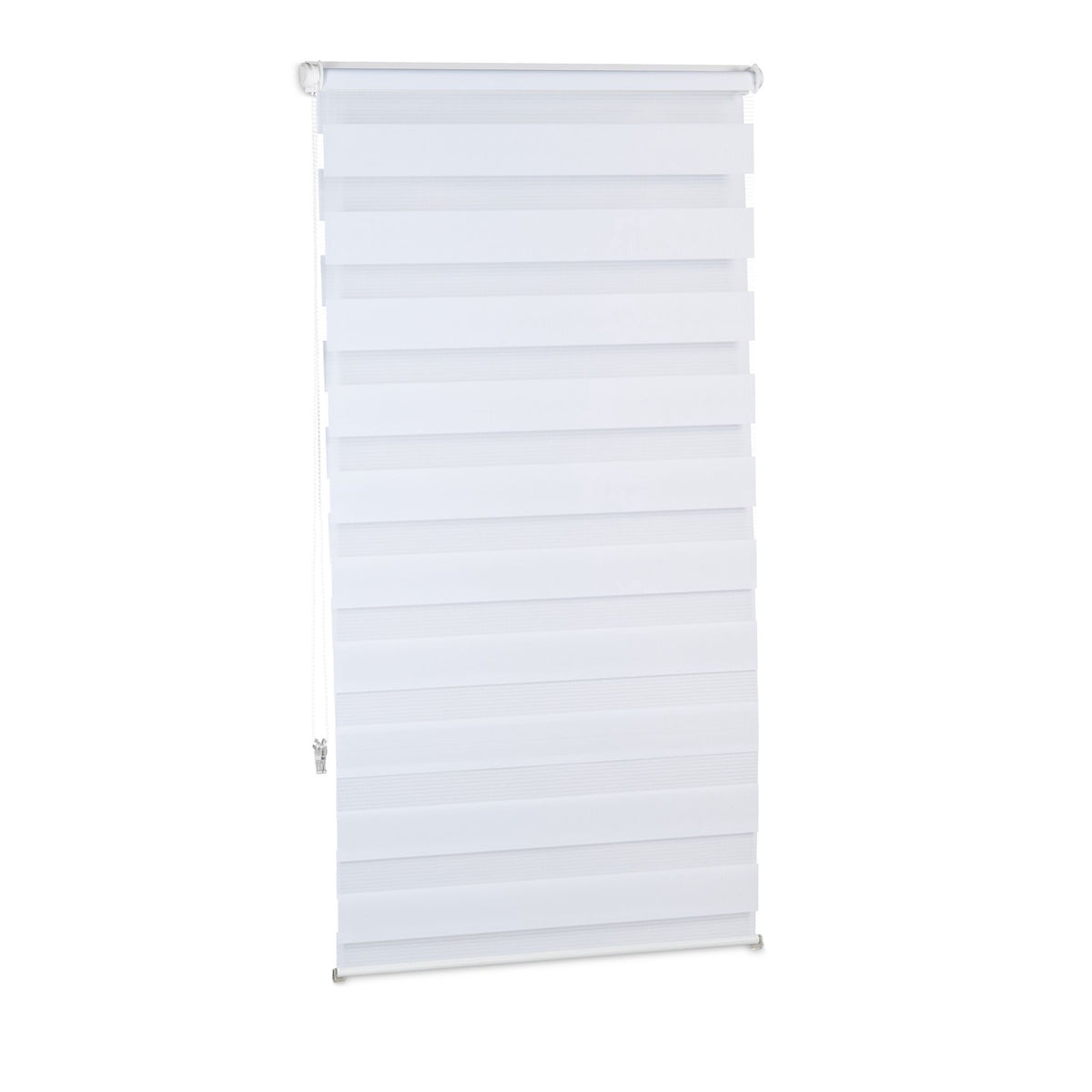 Double roller blind Klemmfix without drilling in white
