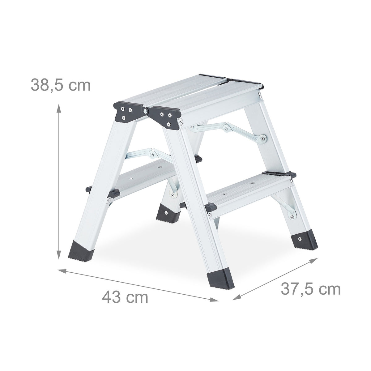 Double-sided stepladder
