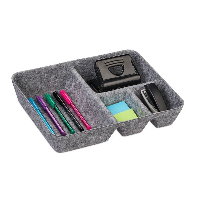 Drawer divider made of felt