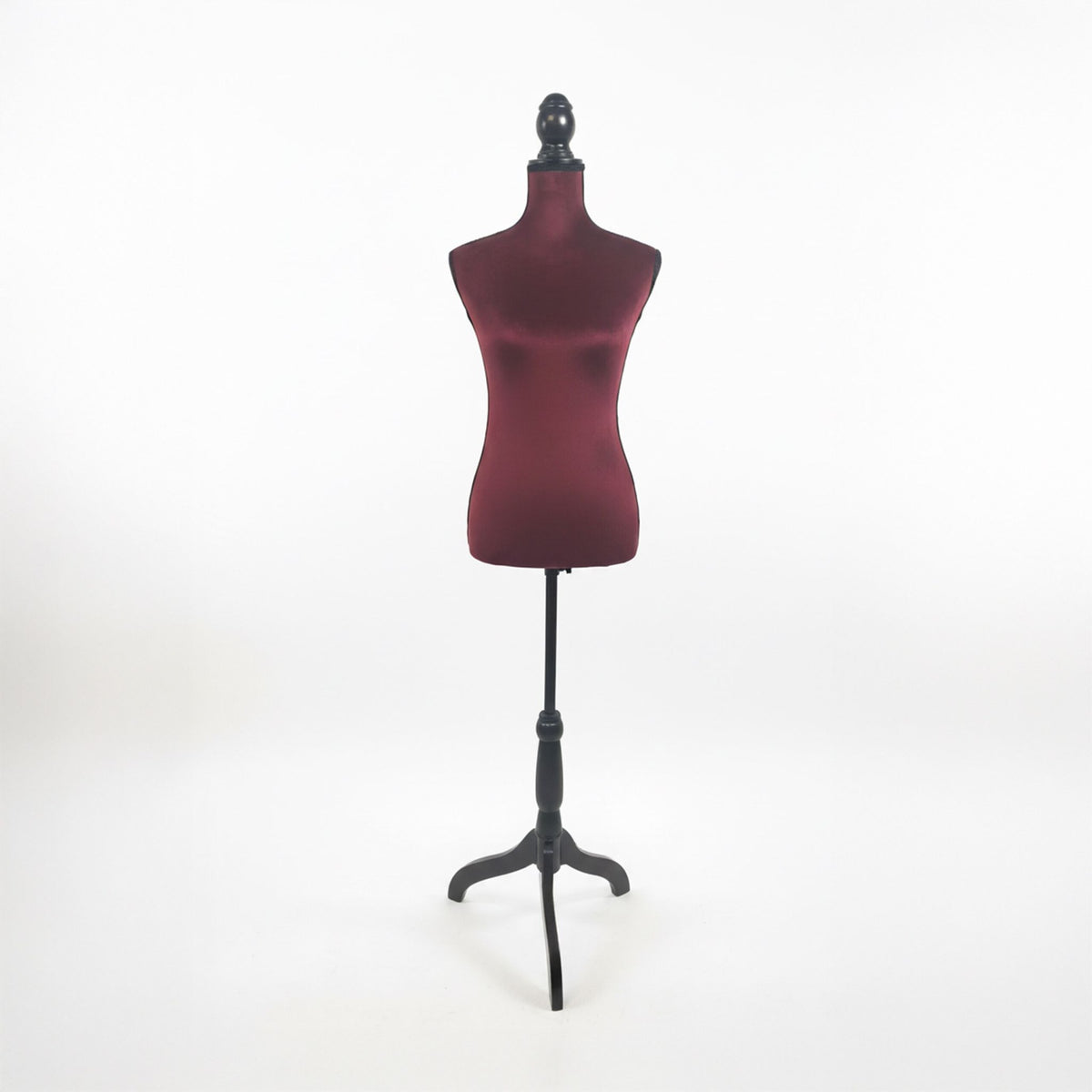 Dress Form with Stand, Velvet, Adjustable, Size 36/38