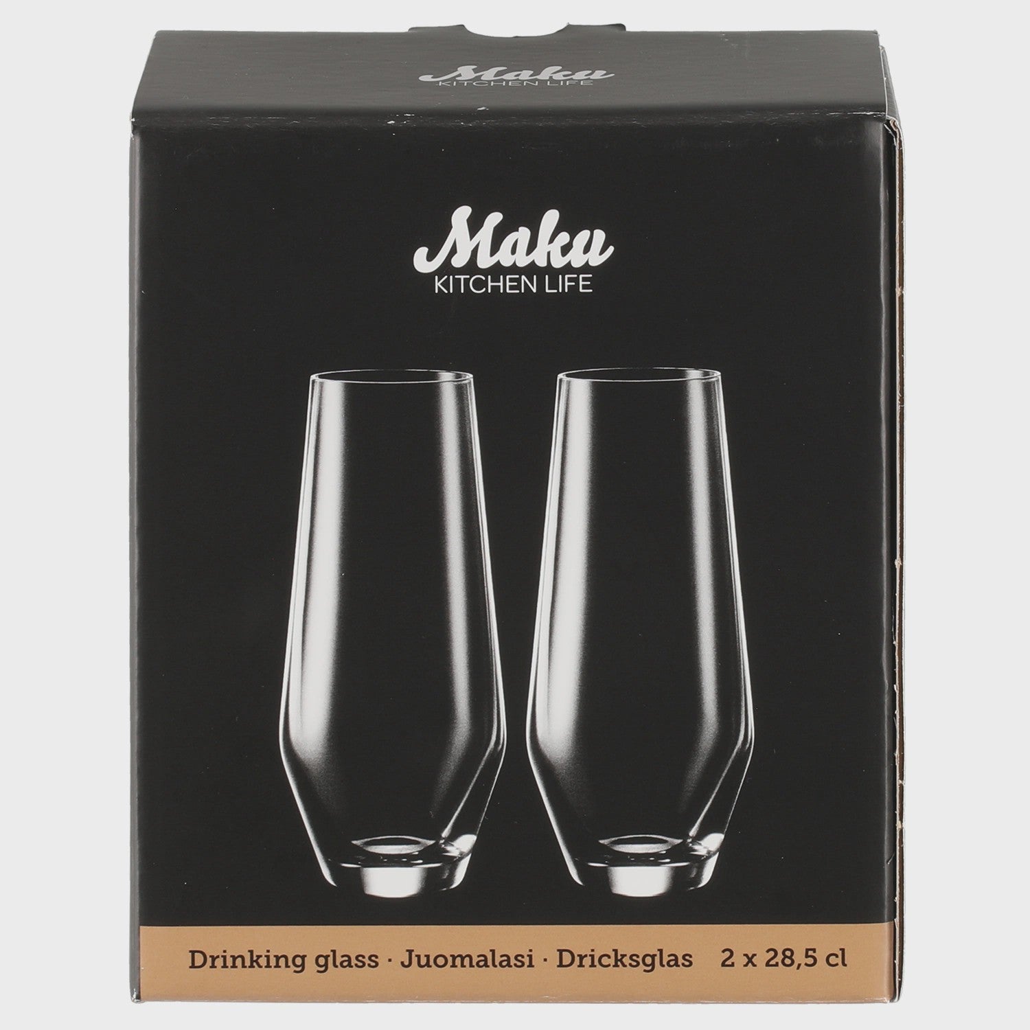 Drinking Glass Set, 28.5cl, Dishwasher Safe, 2-Pack