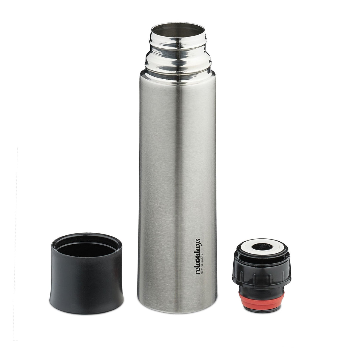 Drinking bottle in stainless steel 500 ml with cup
