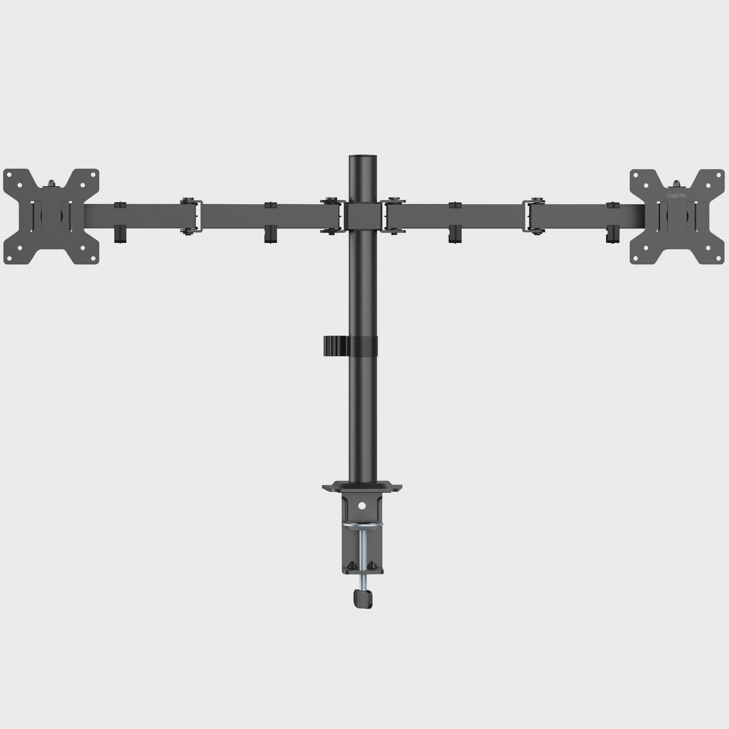 Dual Monitor Mount 17-32" Adjustable Arms, Black
