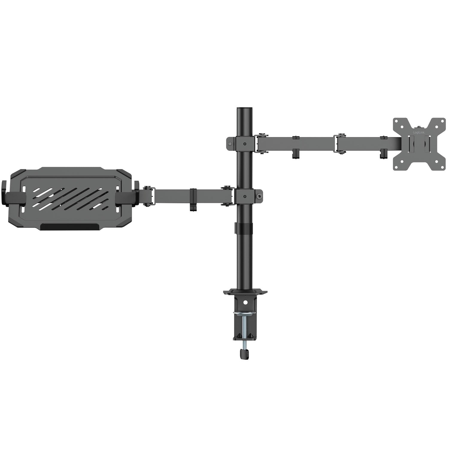 Dual Monitor and Laptop Stand, 17-32" Screen, 12-17" Laptop