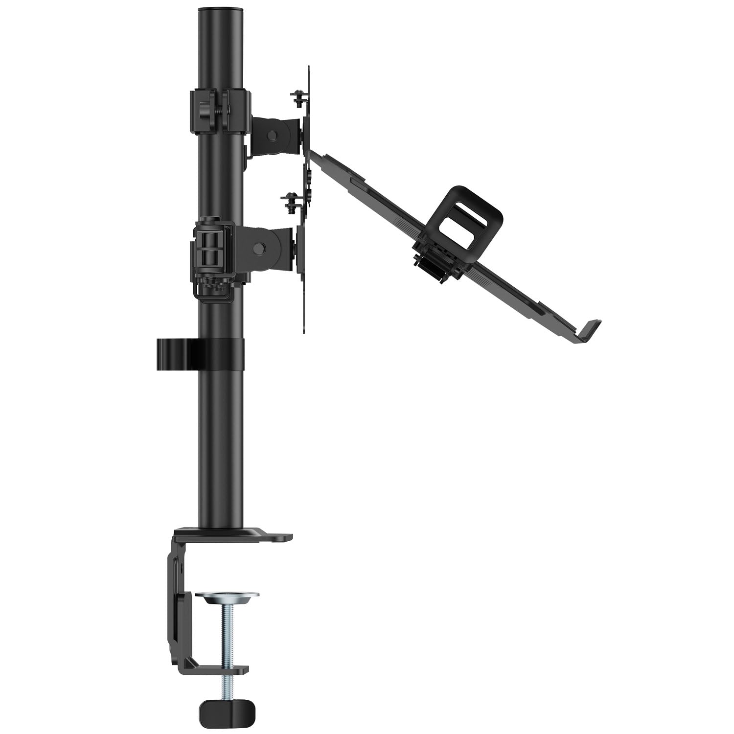 Dual Monitor and Laptop Stand, 17-32" Screen, 12-17" Laptop