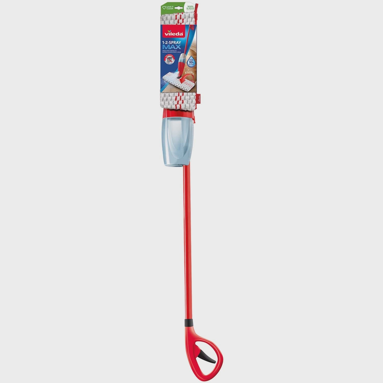 Dual-Sided Microfiber Spray Mop for Quick Floor Cleaning
