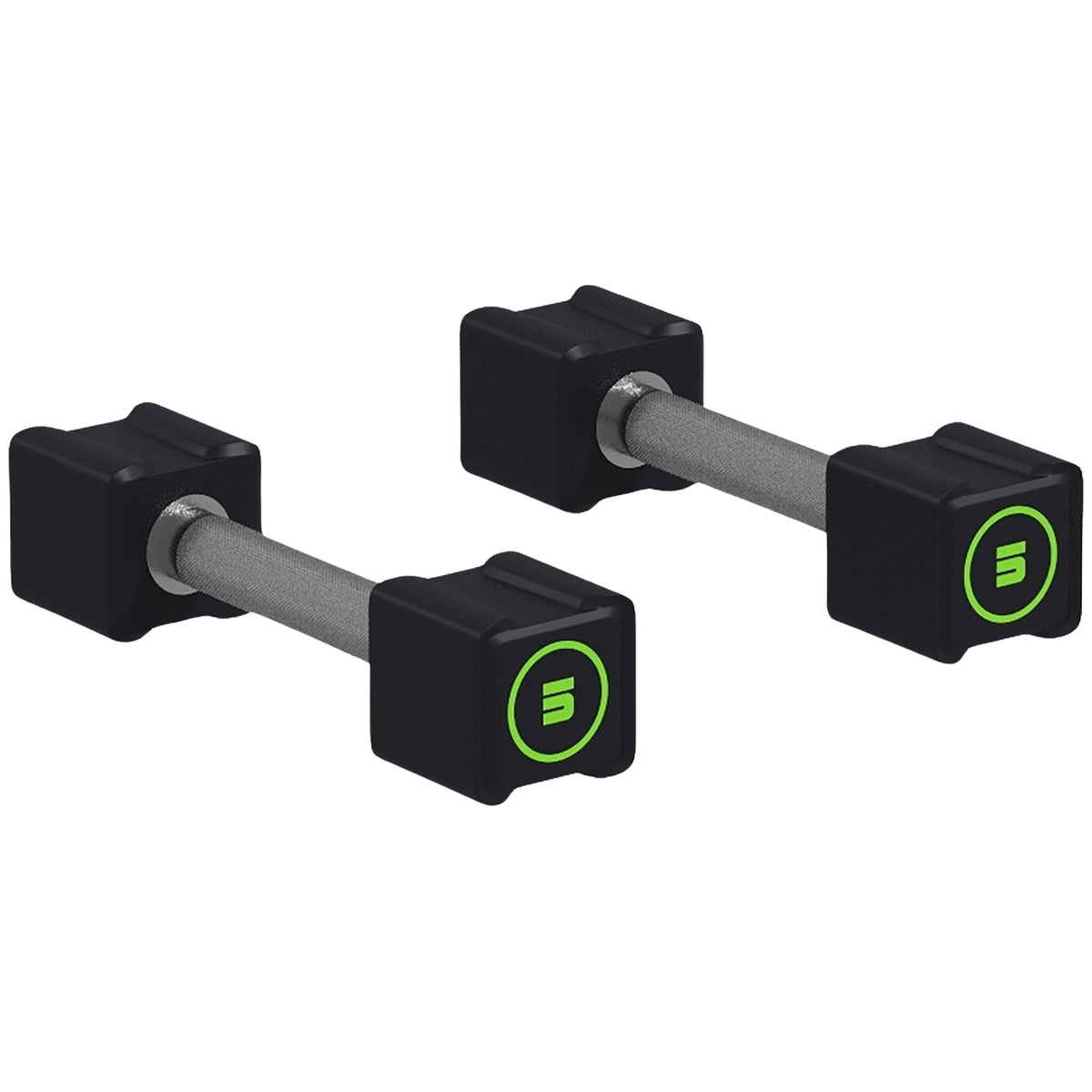 Dumbbell Set 10 Kg Non-Slip Metal Handles For Effective Weight And Strength Training, Cpu, Black