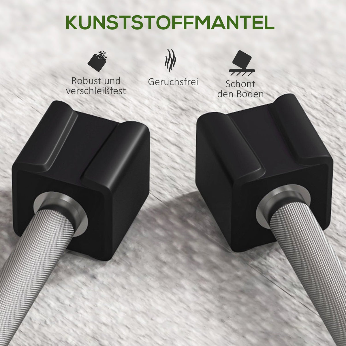 Dumbbell Set 15 Kg Non-Slip Metal Handles, Ideal For Intensive Weight & Strength Training, Cpu, Black
