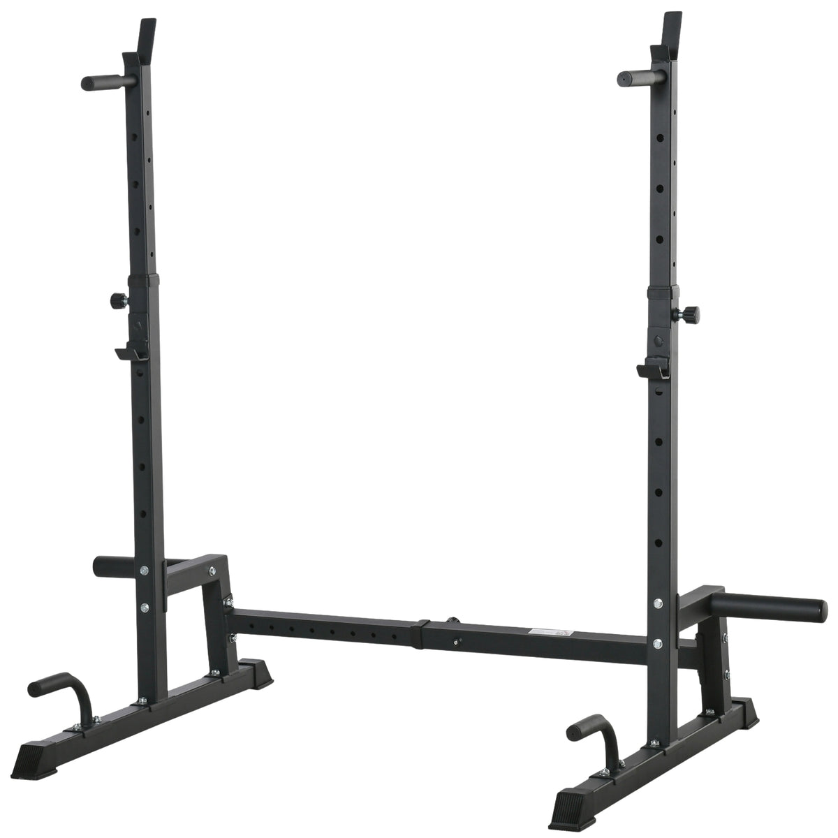 Dumbbell Stand, Multi-Functional Barbell Rack, Height Adjustable, Can Hold Up To 150 Kg, Steel, Black, For Strength Training